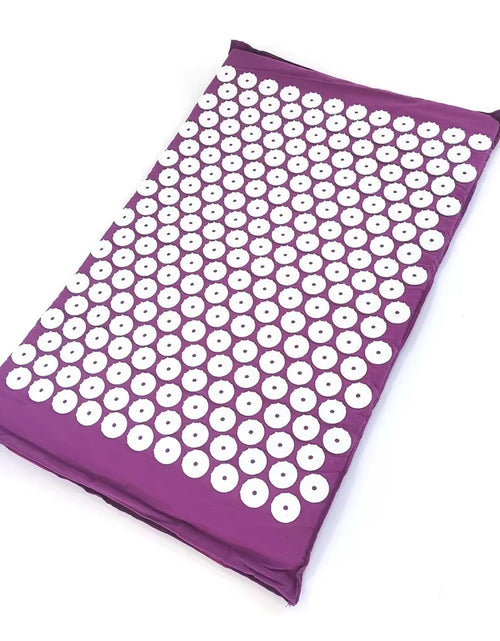 Load image into Gallery viewer, Massager Cushion Massage Yoga Mat Acupressure Relieve Pain Stress Back Body Pain Spike Mat Acupuncture Mat and Pillow Set
