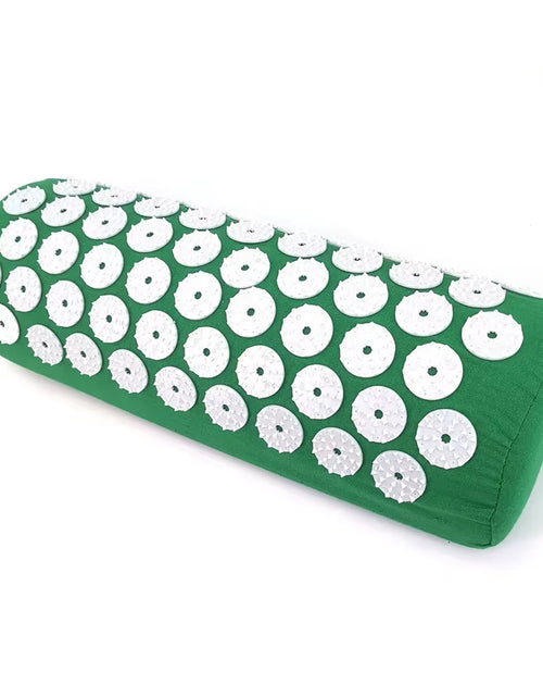 Load image into Gallery viewer, Massager Cushion Massage Yoga Mat Acupressure Relieve Pain Stress Back Body Pain Spike Mat Acupuncture Mat and Pillow Set
