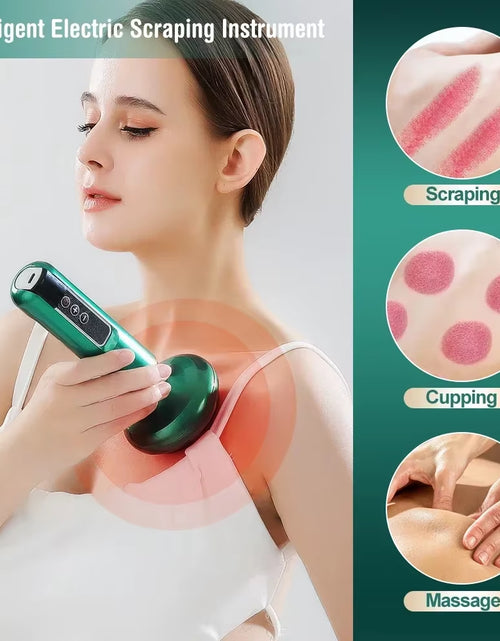 Load image into Gallery viewer, Tricolor Electric Massager Guasha anti Cellulite Vacuum Suction Cup Beauty Health Scraping Infrared Heat Slimming Massage Thera
