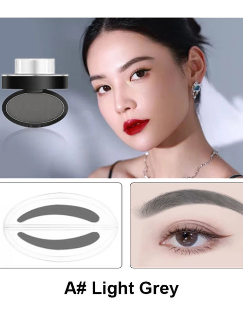 Load image into Gallery viewer, Eyebrow Powder Stamp Tint Stencil Kit Cosmetics Professional Makeup Waterproof Eye Brow Stamp Lift Eyebrow Enhancers Stencil Kit
